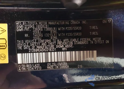 2017 Lexus Rx 450H z USA, uszkodzony, nr VIN 2T2BGMCA5HC018331